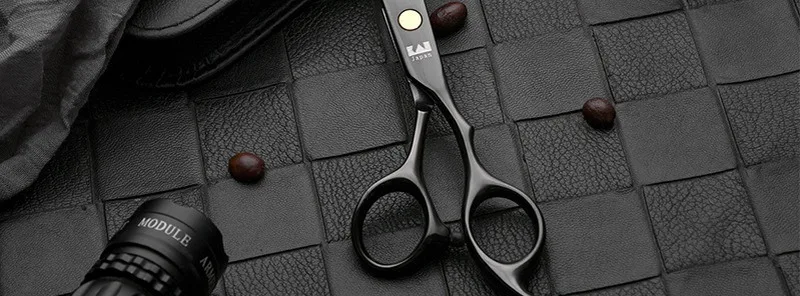 

Black Professional Hairdressing Scissors Hair Scissors Set Thinning Scissors Straight Snips Bangs Home