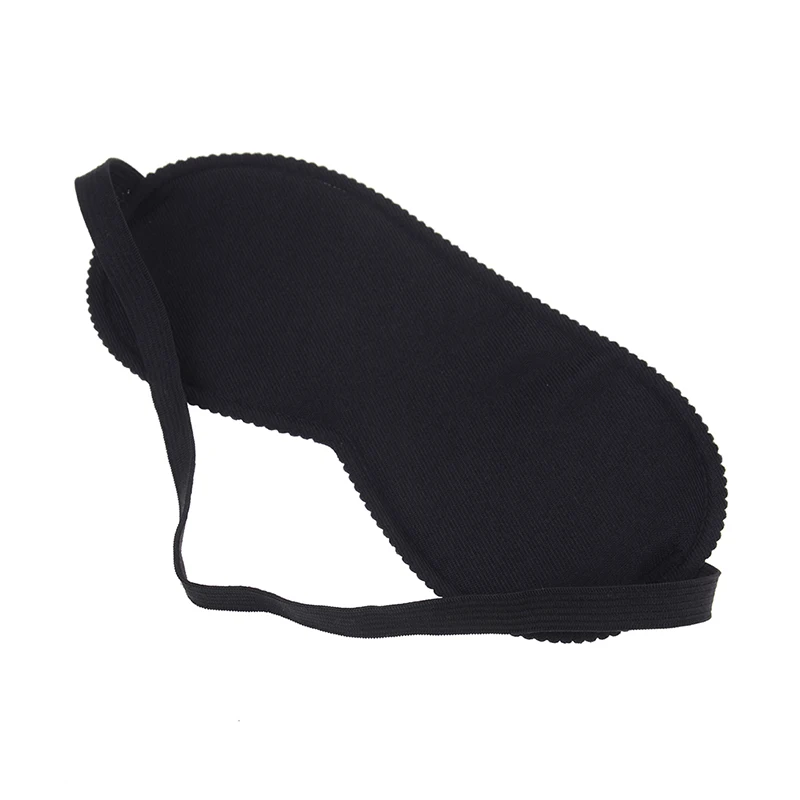 1pc Portable Blindfold Black Eye Masks sleep Mask Fast Sleeping Eyeshade Cover Shade Patch Women Men Soft | Красота и здоровье