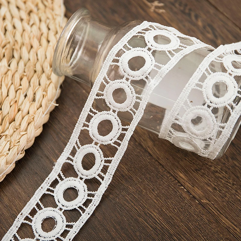 Молочное волокно африканская кружевная ткань 2020 Высококачественная лента