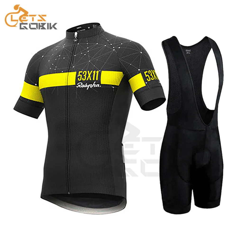 Мужской дышащий комплект из Джерси для езды на велосипеде одежда горном