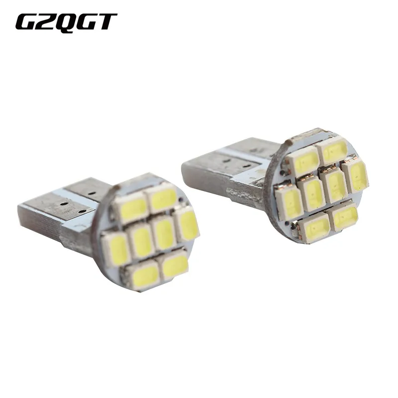 100 X Автомобильный светодиодный T10 194 W5W 8 1206 smd 3020 Светодиодный светильник на