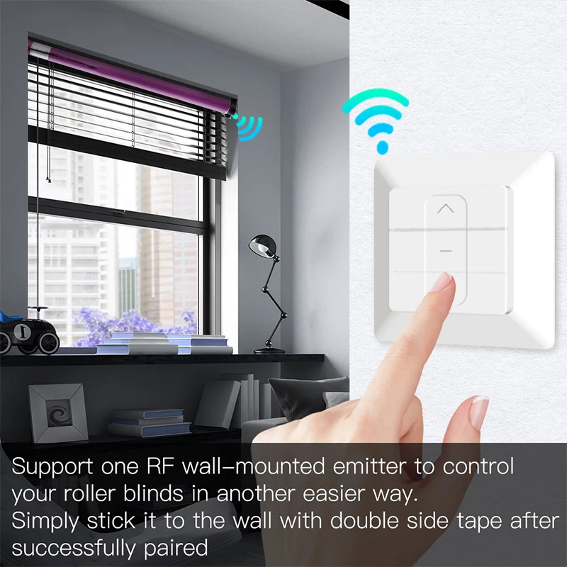 Рольставни с Wi-Fi и интеллектуальный трубчатый двигатель переменного тока 25 мм