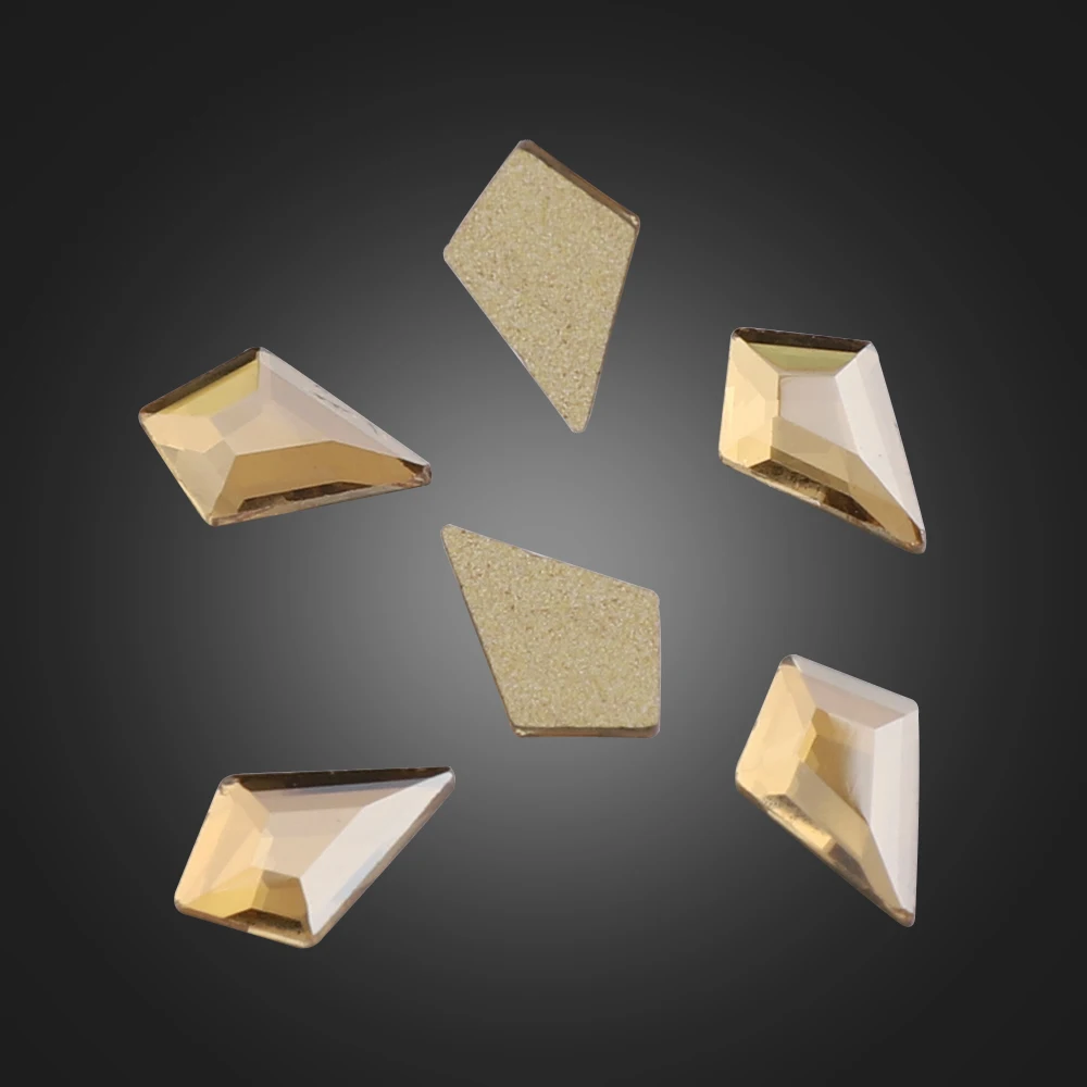 

Arrow Shape Champagne Effect Flat Back Fancy Rhinestones