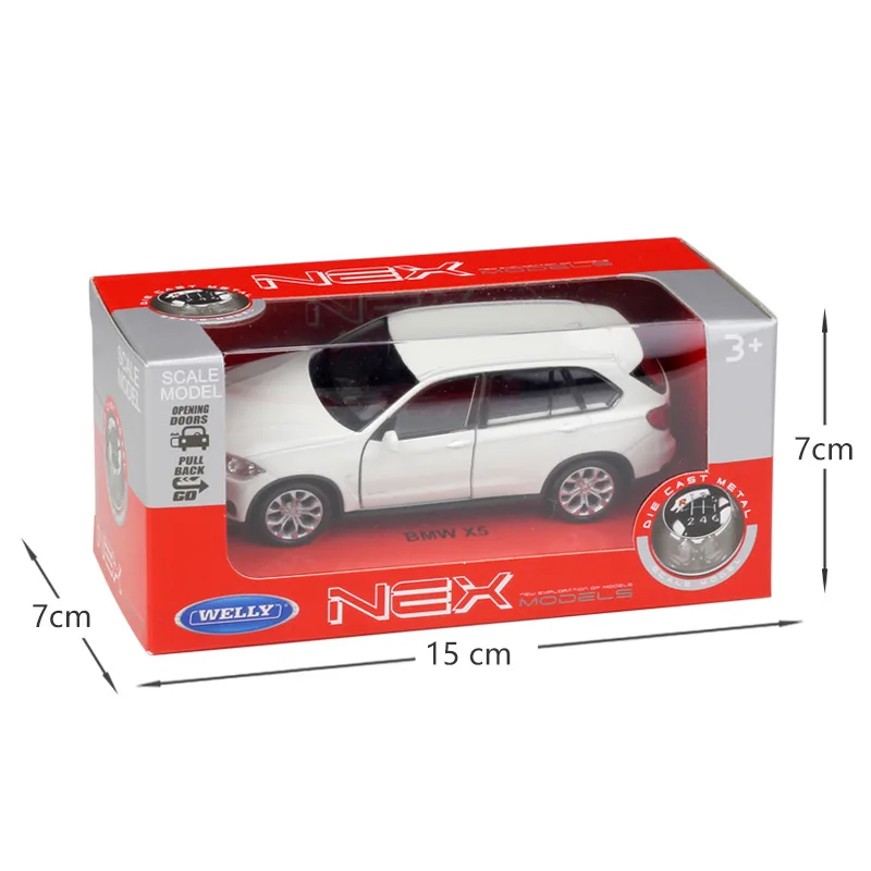 Willy 1:34-39 is applicable to BMW X5 simulation alloy SUV model return car |