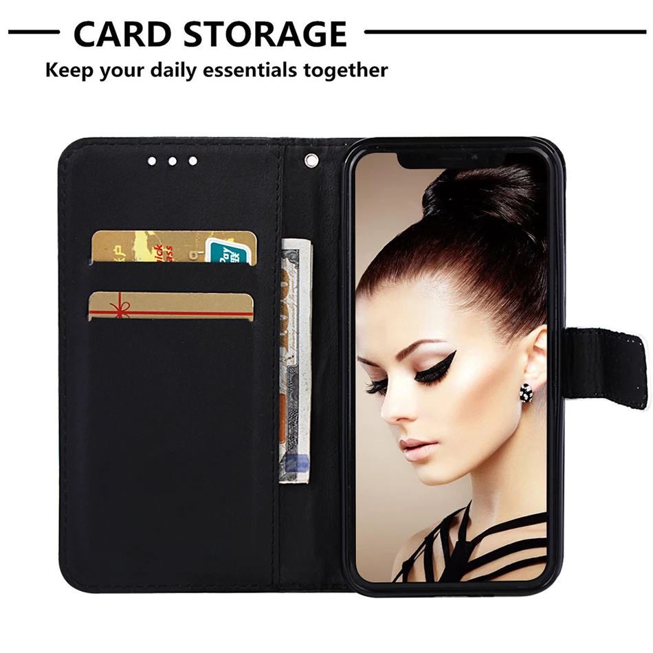 Чехлы для iPhone 11 Pro Max чехлы с изображением тигра панды чехол кошелек откидной