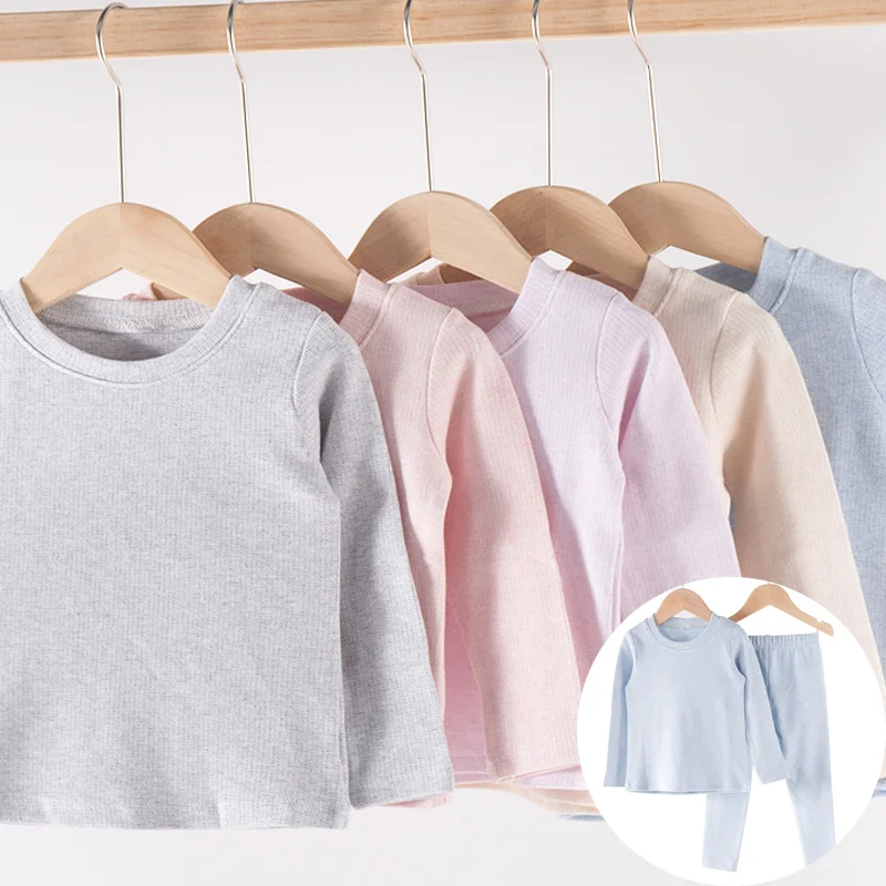 Повседневная одежда для детей от 0 до 5 лет детский пижамный комплект детская сна