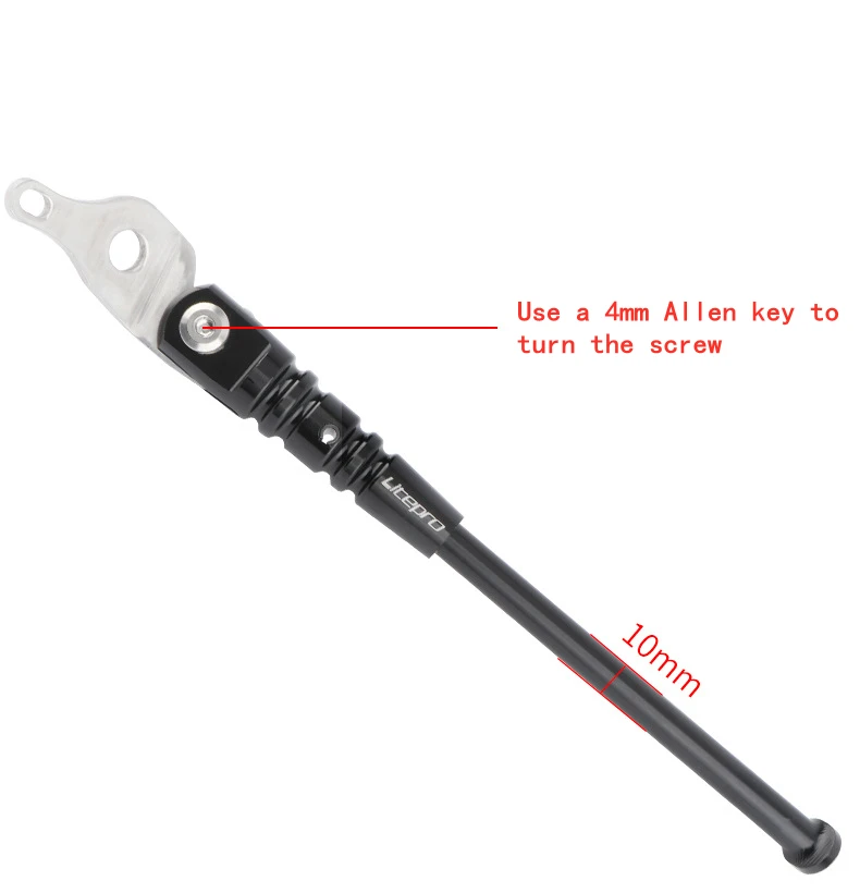 Description Picture 6 of itemFolding bicycle kickstand for brompton 16” 349 kickstand C line parking bracket foot support