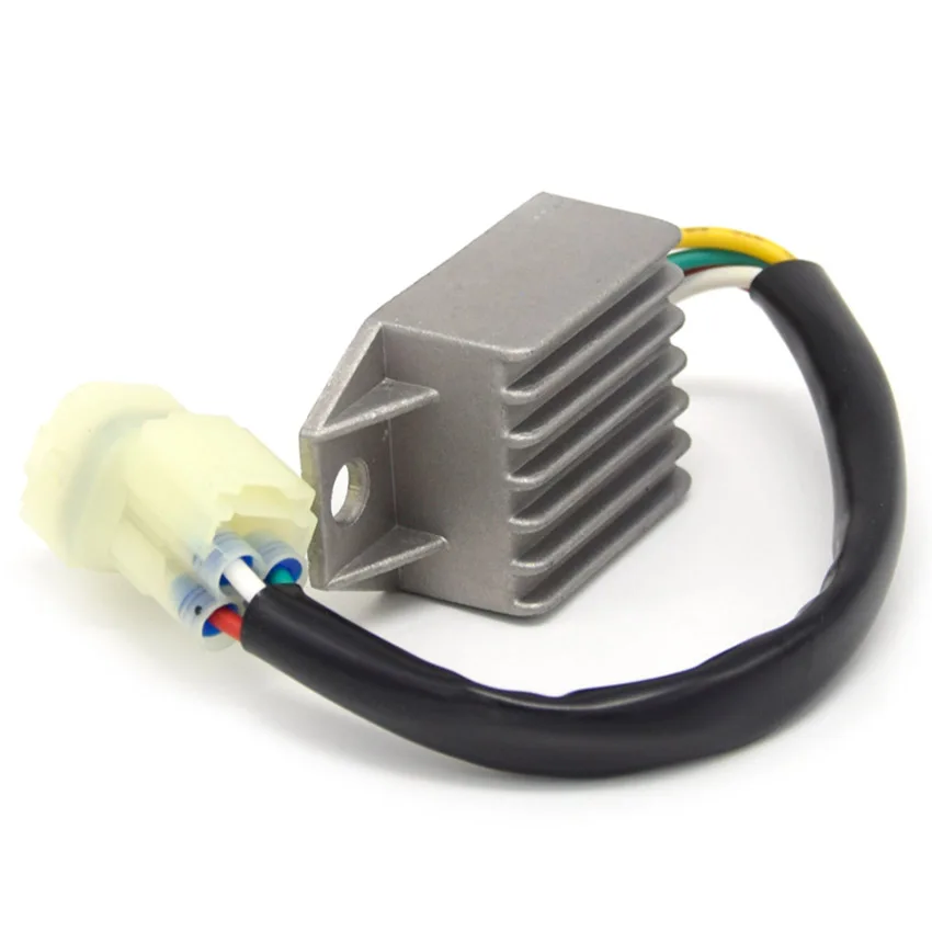 

Practical Motorcycle Rectifier Voltage Regulator Charger with Plug For Kawasaki KFX50 KSF50 KFX90 KSF90 2007-2021 OEM 21066-Y001