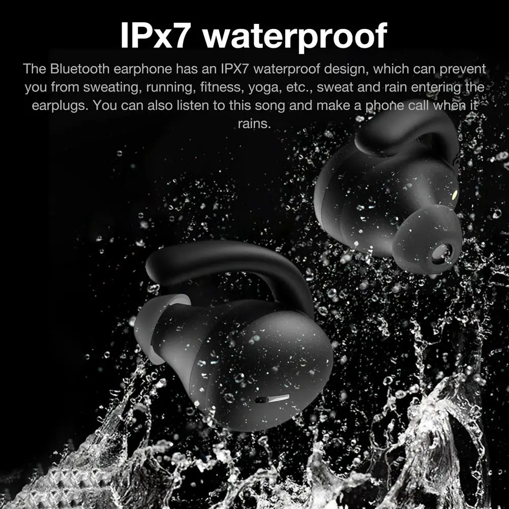 

Bluetooth Earphones Tws Wireless Bluetooth5.0 Headphone IPX7 Waterproof Mini Music Earbuds With Mic Charging Box Sport Headset