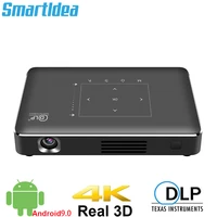 smartldea p10 ii mini 4k 3d projector android 9 0 dual 2 4g 5g wifi bt4 1 smart proyector full hd 1080p video game beamer