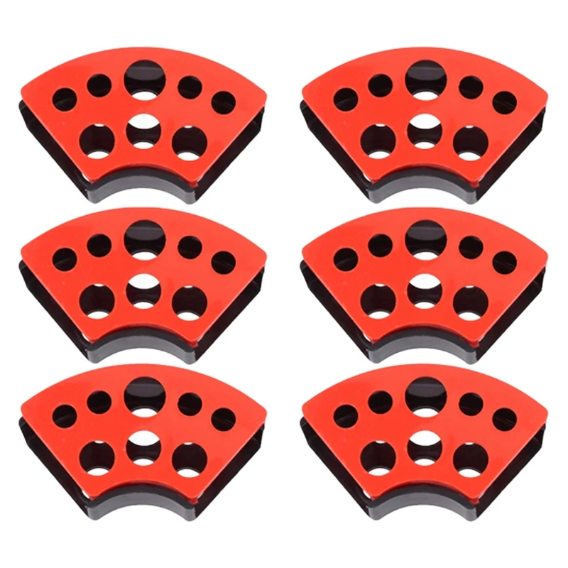 6 шт. 8 отверстий держатель для тату с чернилами пигментные стойки машинка татуажа