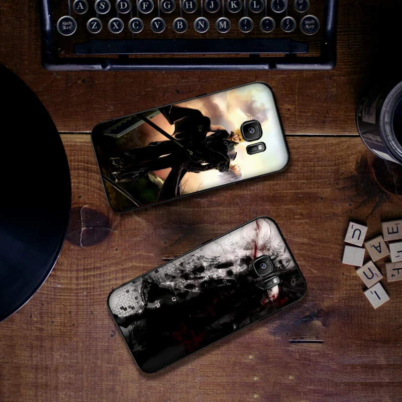 Японской игры Final Fantasy VII Мягкий силиконовый чехол для телефона samsung A70 60 A50 A40 A30 A20 10