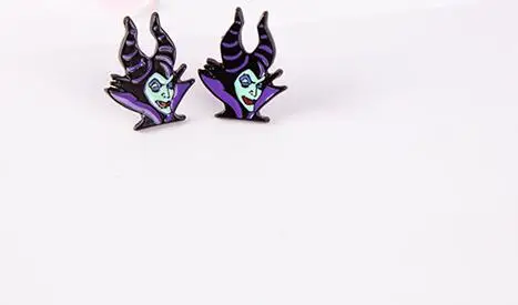 Новинка 1 пара Урсула малефисент Злодеи для женщин Девушка Мода Мультфильм