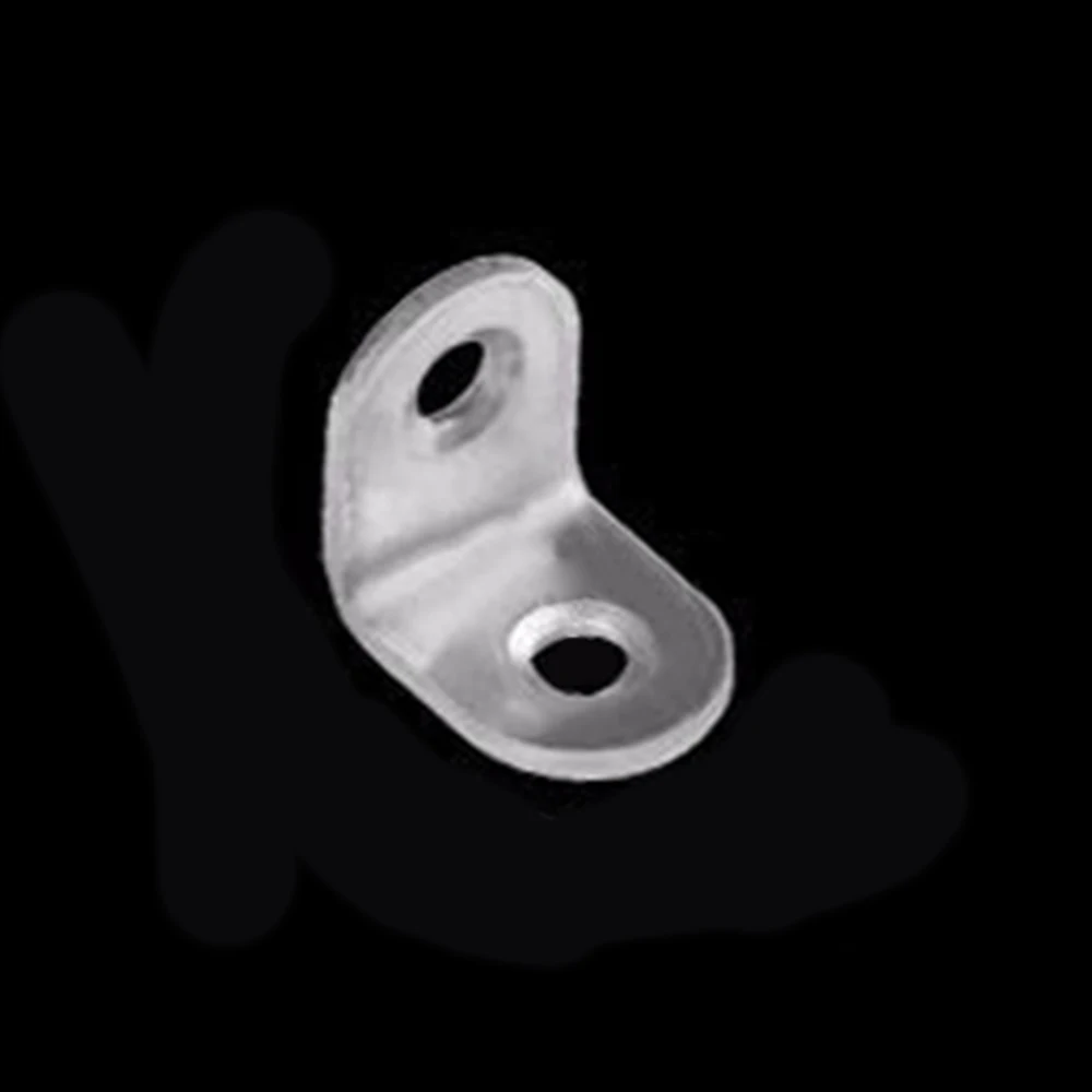 10 шт. правая угловая скобка L форма мебели шарнир Полка Поддержка аксессуары для