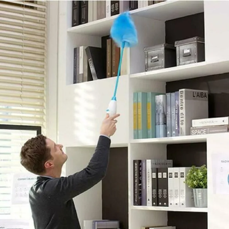 

Electric Spin Duster Feather Duster Brush 360 Adjustable Dust Cleaner Cleaning Brush Household Cleaning Tool Instant Duster Pro
