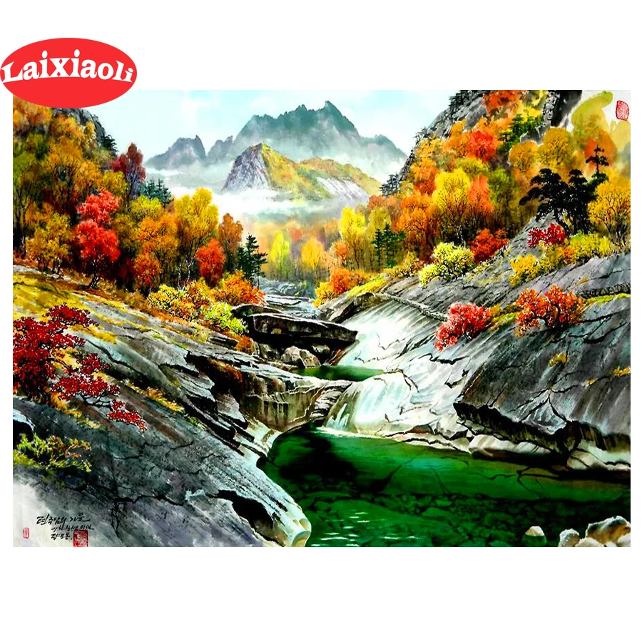 

Diy Алмазная картина красивое лесное дерево озеро Алмазная вышивка полный квадратный круглый сверление 5d Алмазная мозаика Наборы живопись