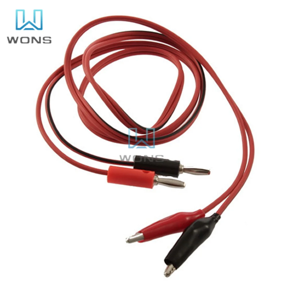 1 метр зажим типа крокодил испытательный к Banna штекерному кабелю Электрический