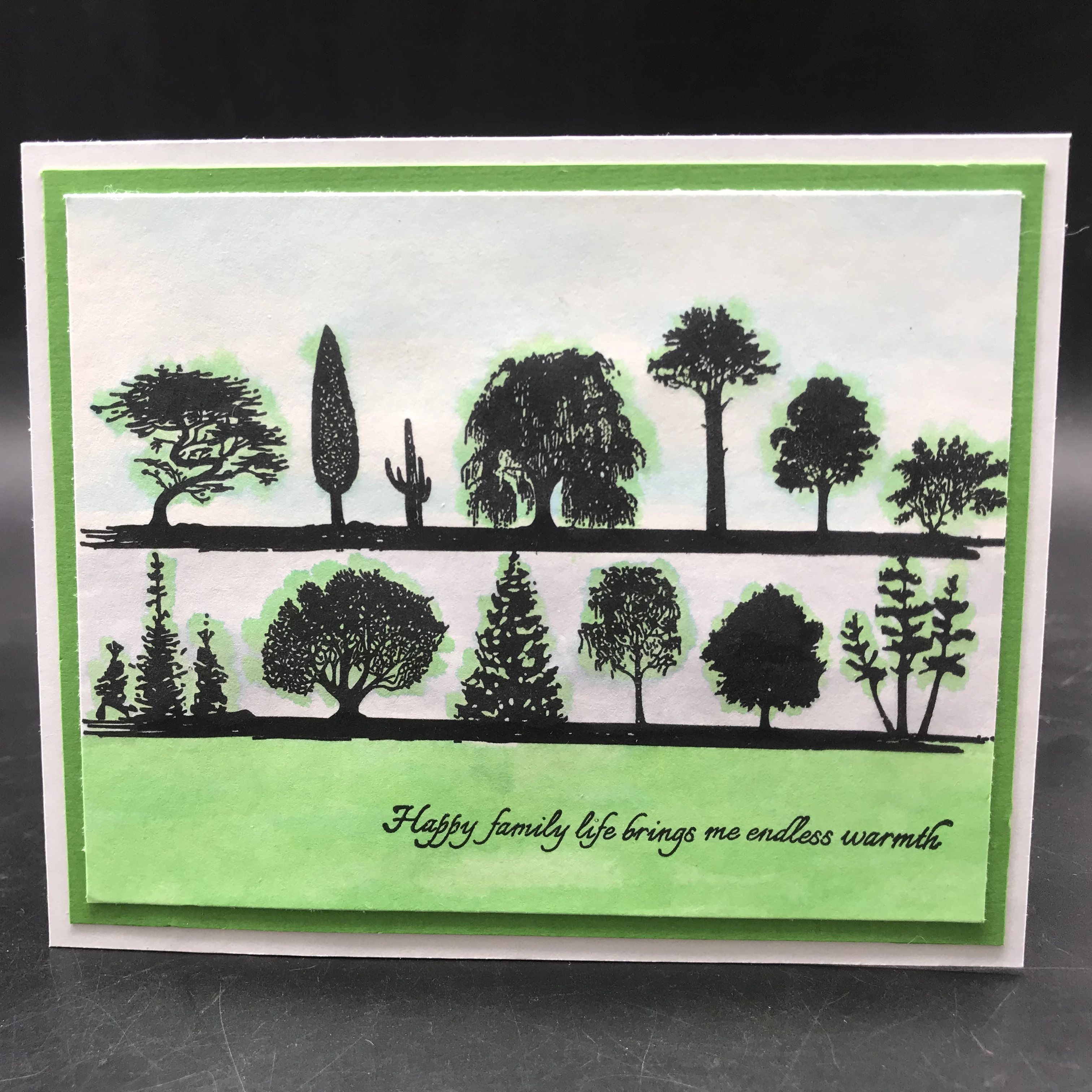 

AZSG Trees / Sincere Wishes Clear Stamps For DIY Scrapbooking Decorative Card making Crafts Fun Decoration Supplies 13*13cm