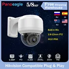IP-камера Hikvision, 4K, 5 МП, 8 Мп, 4-кратный зум, H.265, POE, PTZ