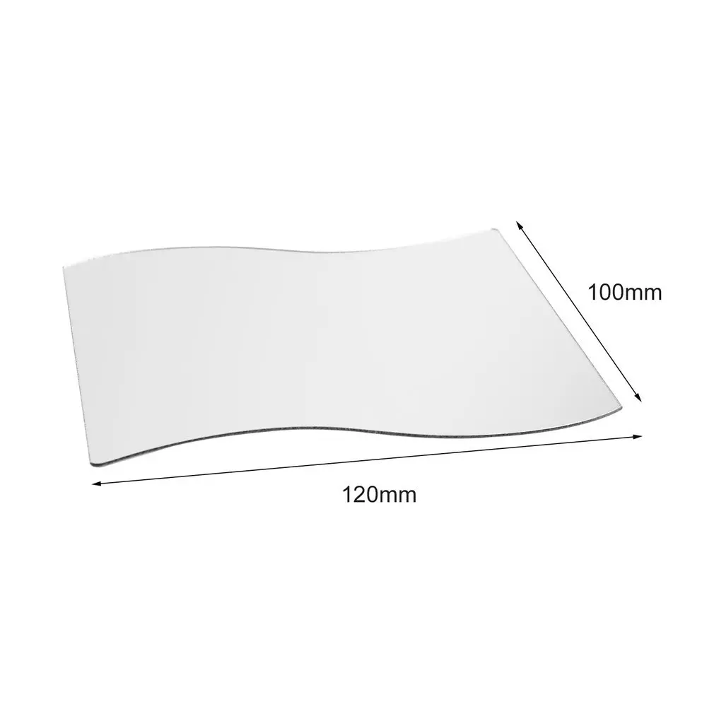 6 шт. DIY Зеркальная Наклейка на стену волна Форма самоклеящаяся 3D с украшением в