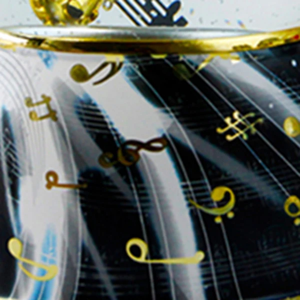 Music Theme Saxophone Crystal Ball Box Souvenir Birthday Party Personalized Gift | Дом и сад