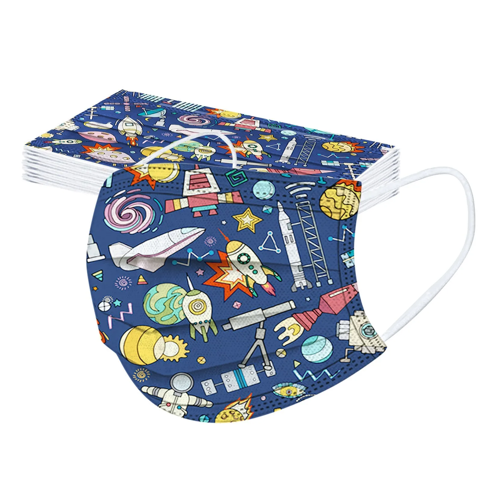 Маска детская одноразовая 3-слойная с фильтром 10 шт. | Красота и здоровье