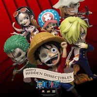 8 one piece hand made blind box semi anatomical series anime characters luffy desktop small ornaments 2 hidden models