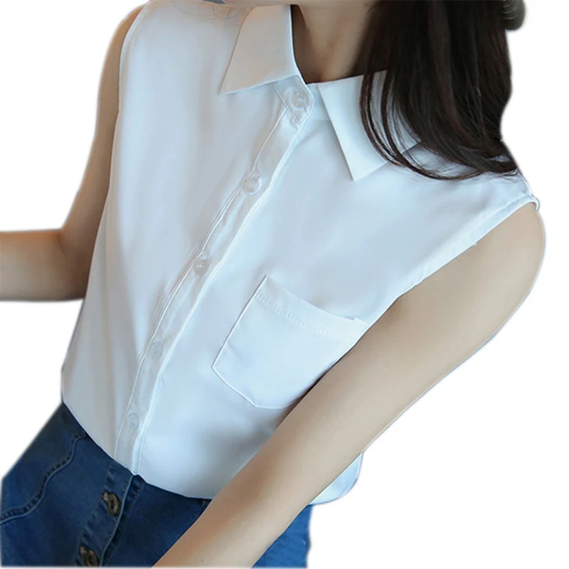 Темно синий женский топ с круглым отложным воротником коротким рукавом на