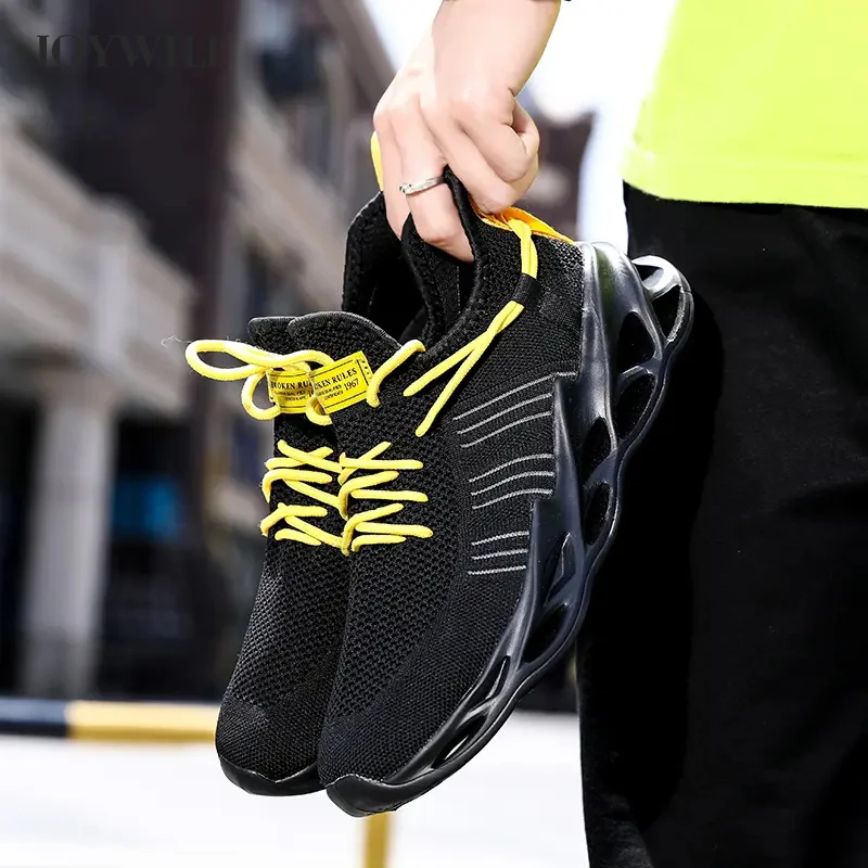 

JOYWILL Men'S Casual Running Sneakers Flying Woven Breathable Sneakers Lightweight Outdoor Sports Training Shoes Men'S Shoes