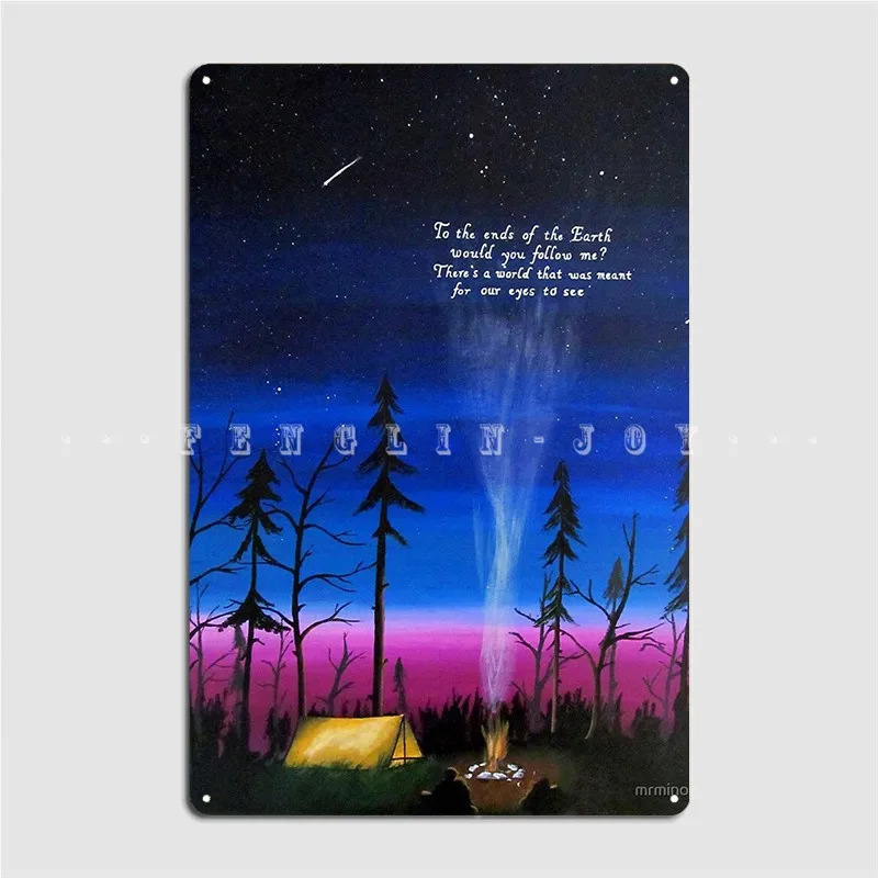 

Металлический знак на концах земли, таблички для кинотеатра, создают Стандартный оловянный плакат