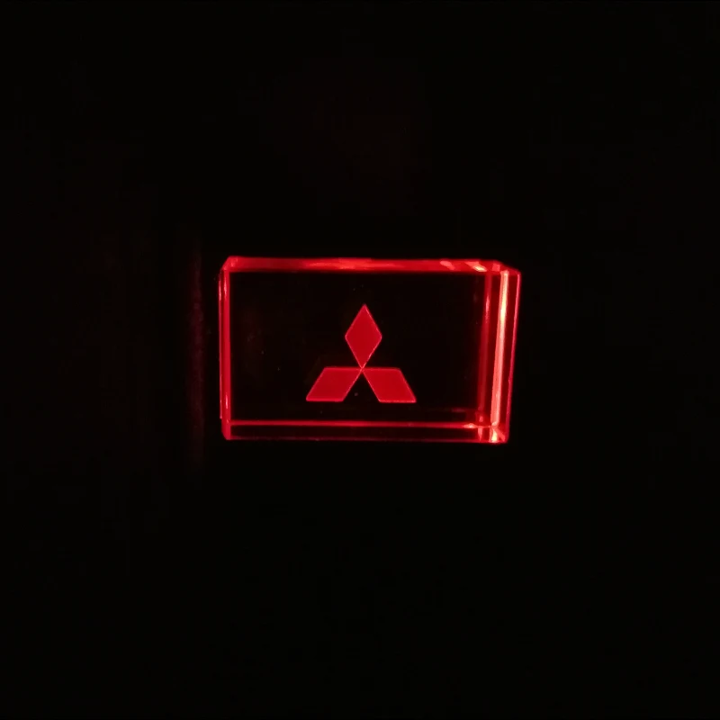 Металлический USB флеш накопитель MITSUBISHI crystal модель автомобильного ключа 4 ГБ 8 16 32