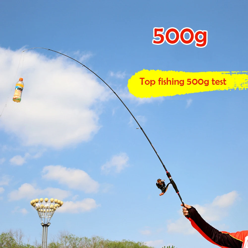 Карбоновая Выдвижная удочка короткая телескопическая для заброса приманки