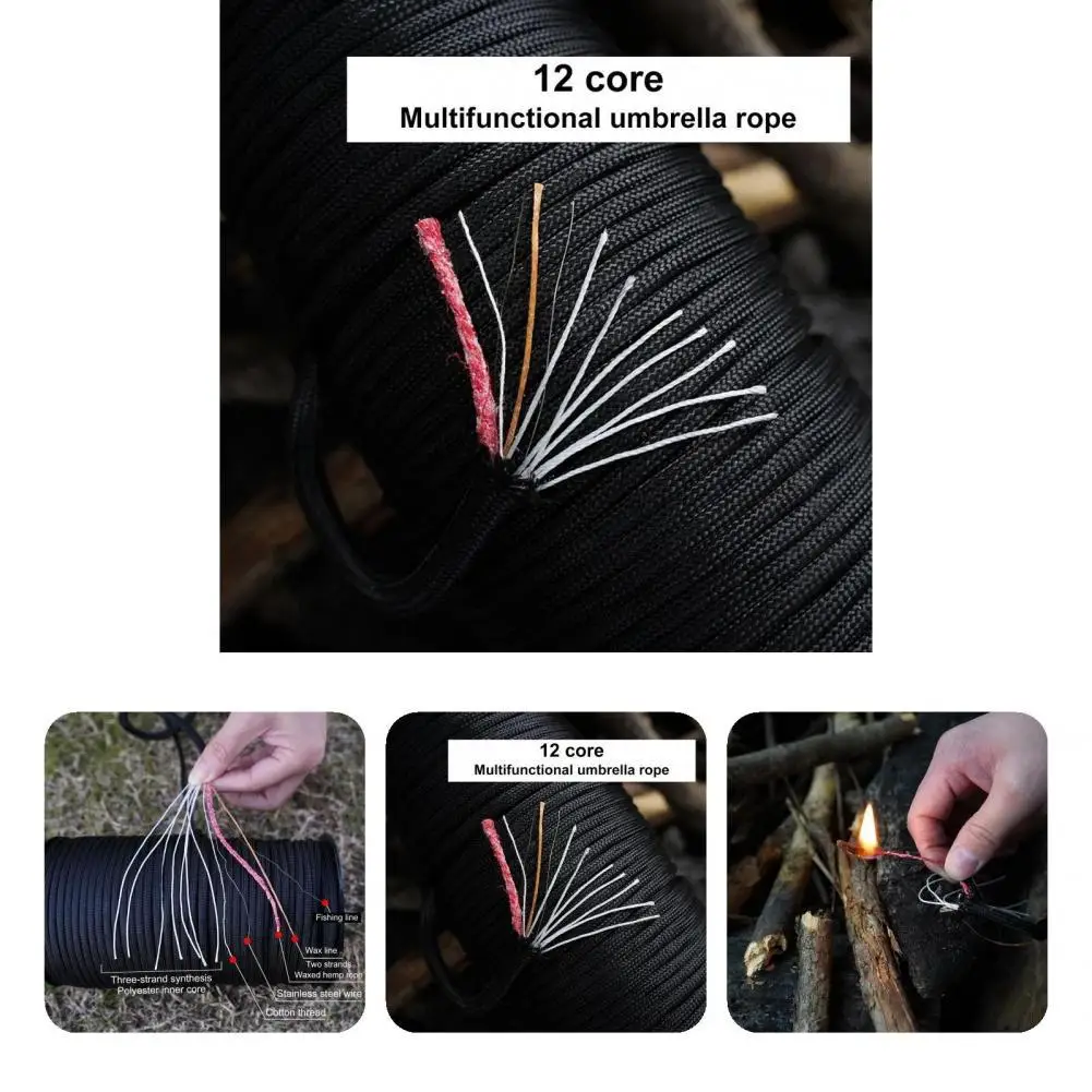 

Outdoor Rope DIY Multi-Function Flammable Good Toughness Outdoor Rope