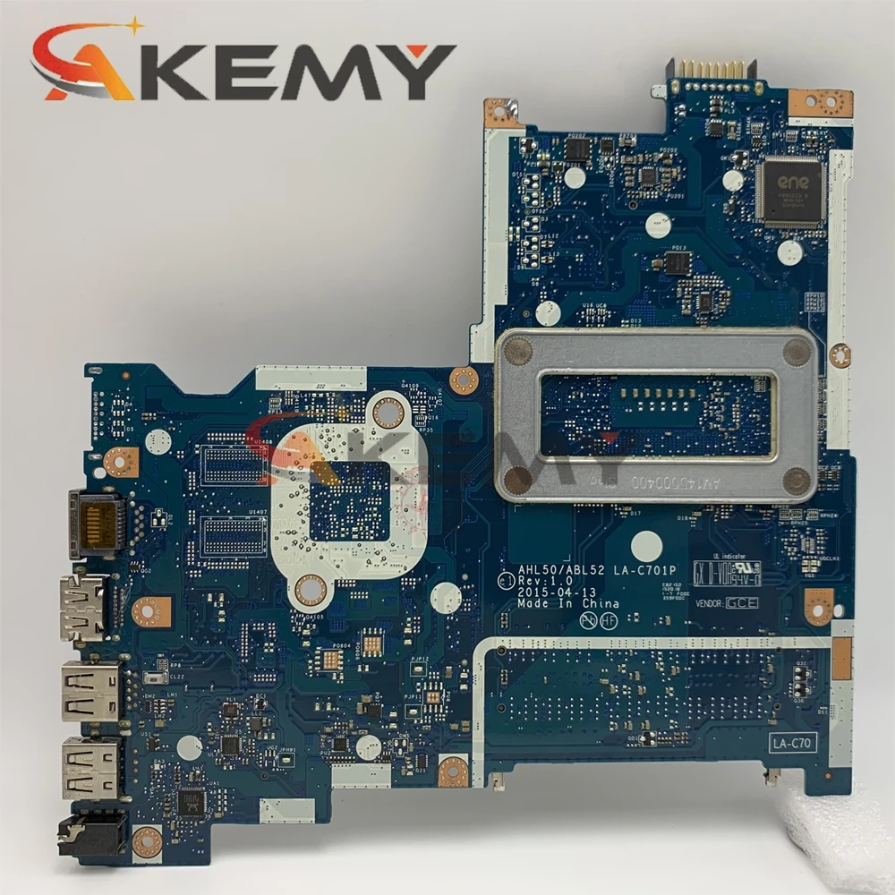 AHL50 / ABL52 LA-C701P для HP 15-AC 15T-AC 250 G4 Материнская плата ноутбука Процессор i5 5200U DDR3 100%