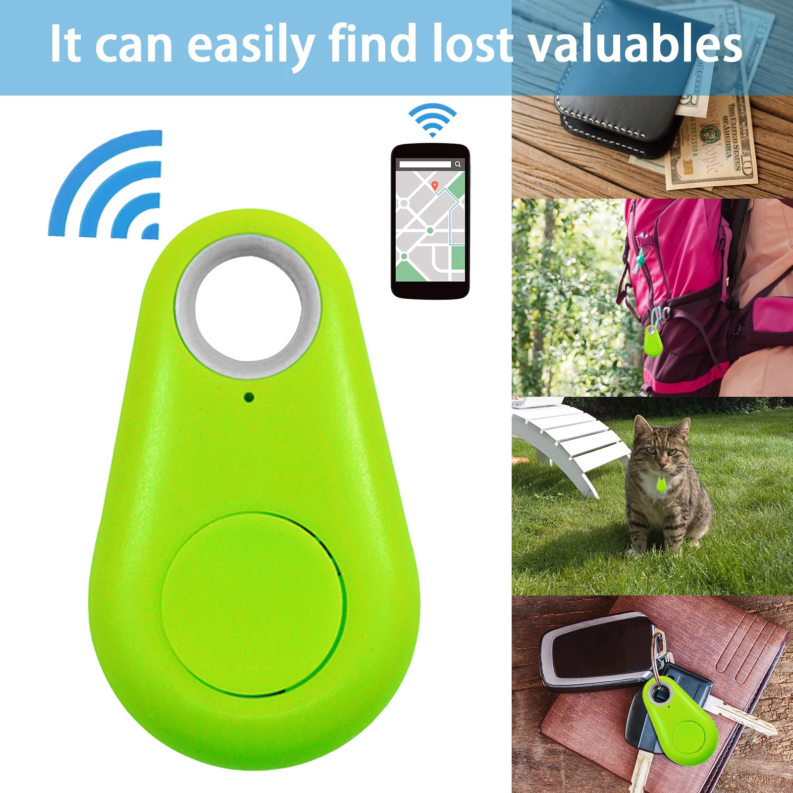 Новый ключ Finder мини сигнализация против потери Bluetooth 4 0 трекер Анти-потерянный