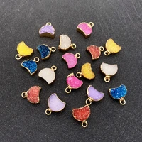 crystal pendant natural stone small moon charms for jewelry making bulk diy necklace bracelet earrings accessory pendants crafts