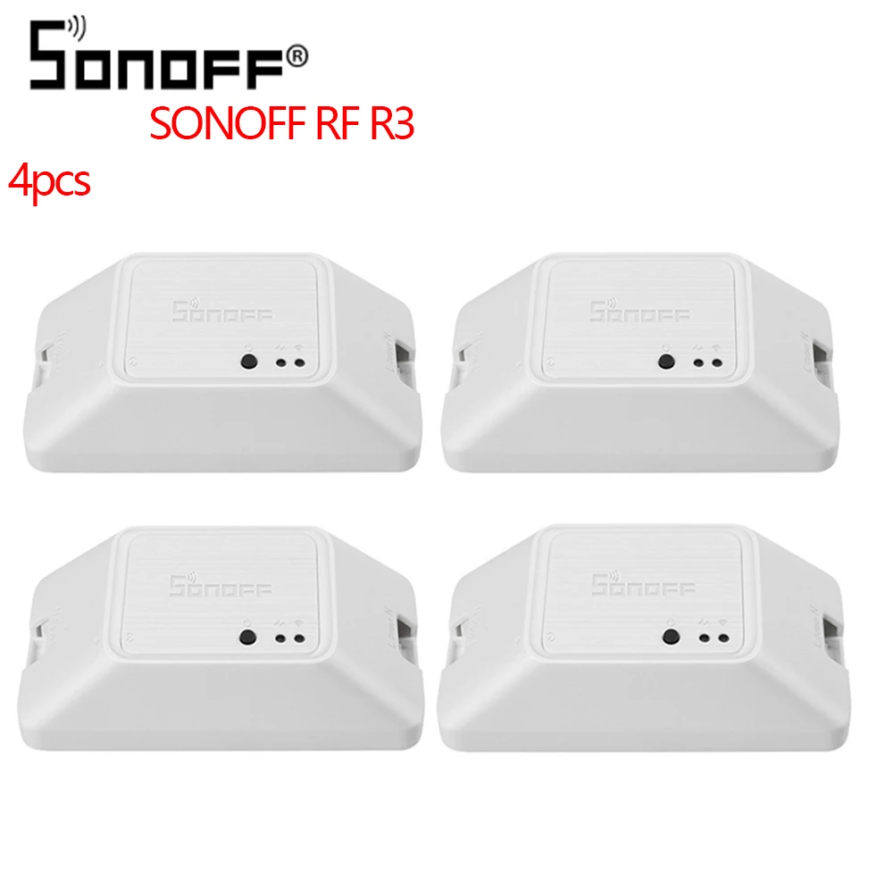 Умный Wi Fi переключатель Sonoff RF R3 433 МГц 4 шт.|Пульты ДУ| |