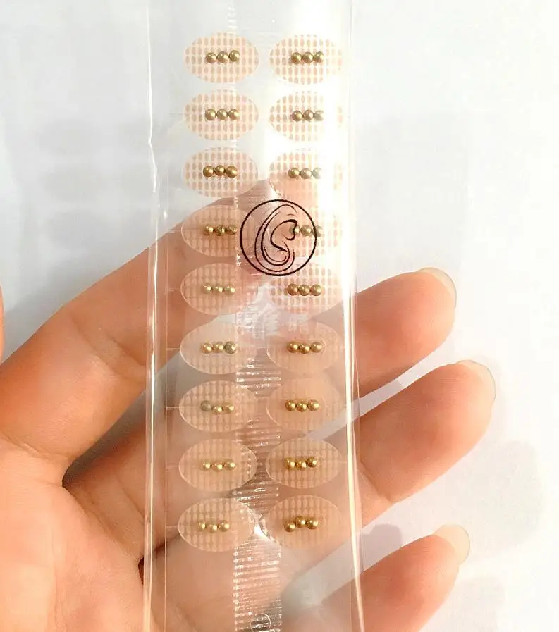 

Crystal beads ear points stick anti-allergic ear stick ear bean ear paste beauty health care