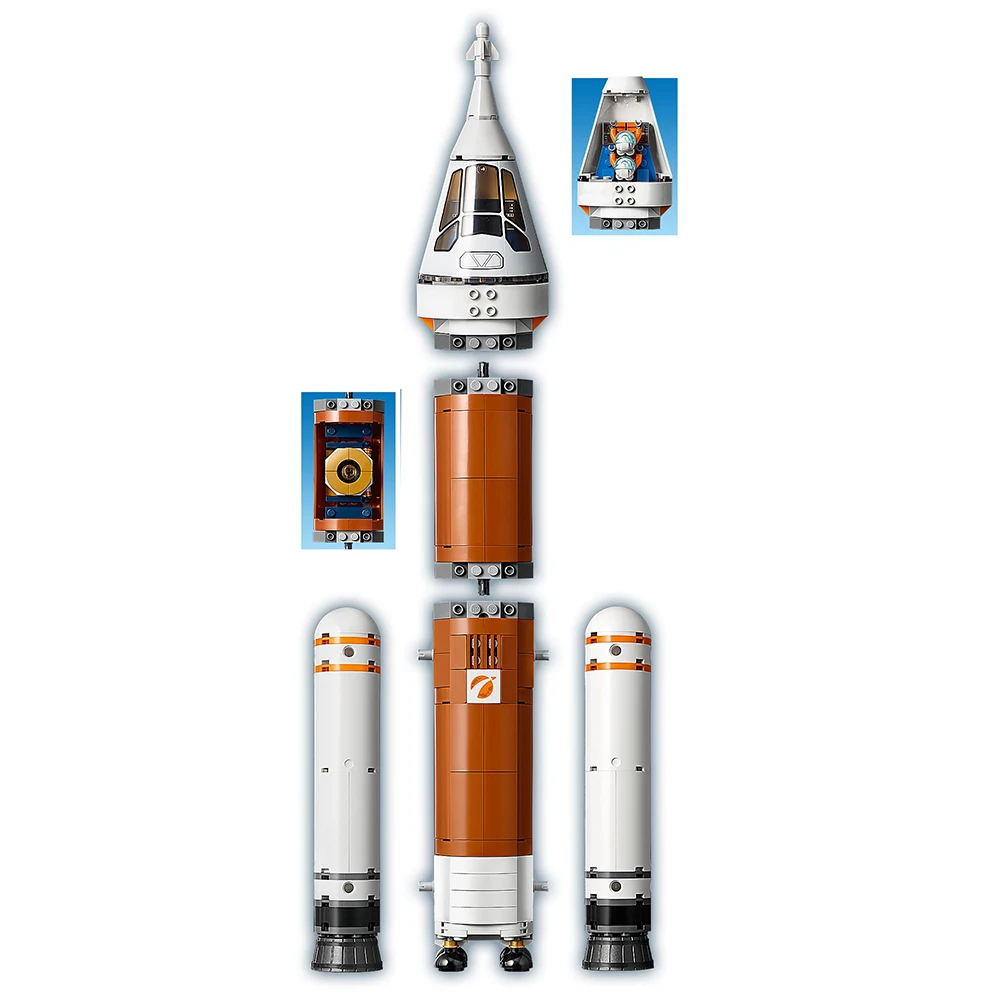 11387 City Series Space Deep Rocket Control Center Base 60228 строительный блок игрушка подарки | Игрушки и