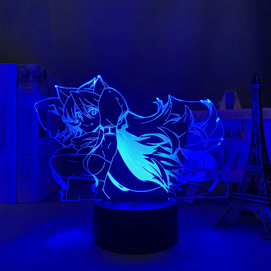 Светодиодная лампа в стиле аниме декоративсветильник светильник для спальни с