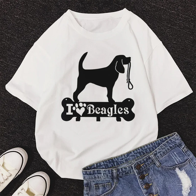 Все что вам нужно это футболка с принтом Love Und A Dog Женская Повседневная милым