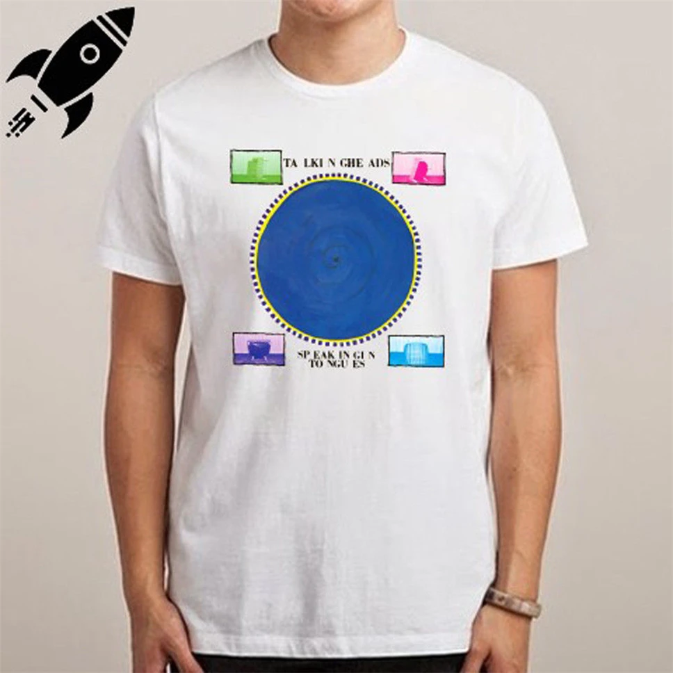 Говорящая голова говорящая на языке s m en'S белая футболка Размер L XL 2XL 3XL с