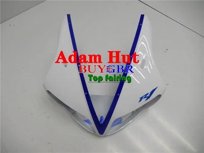 

ADAM HUT передняя часть носа обтекатель часть для YAMAHA YZFR1 02 03 YZF R1 2002 2003 YZFR1000 yzfr1 ABS белый мотоциклетный обтекатель часть