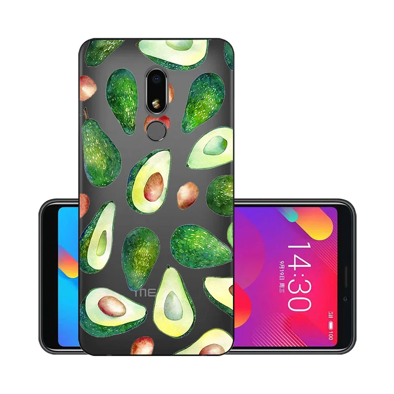 Мягкий TPU чехол для Meizu M8 s прозрачный силиконовый штамп Lite M8Lite V8 Pro Coque Чехлы