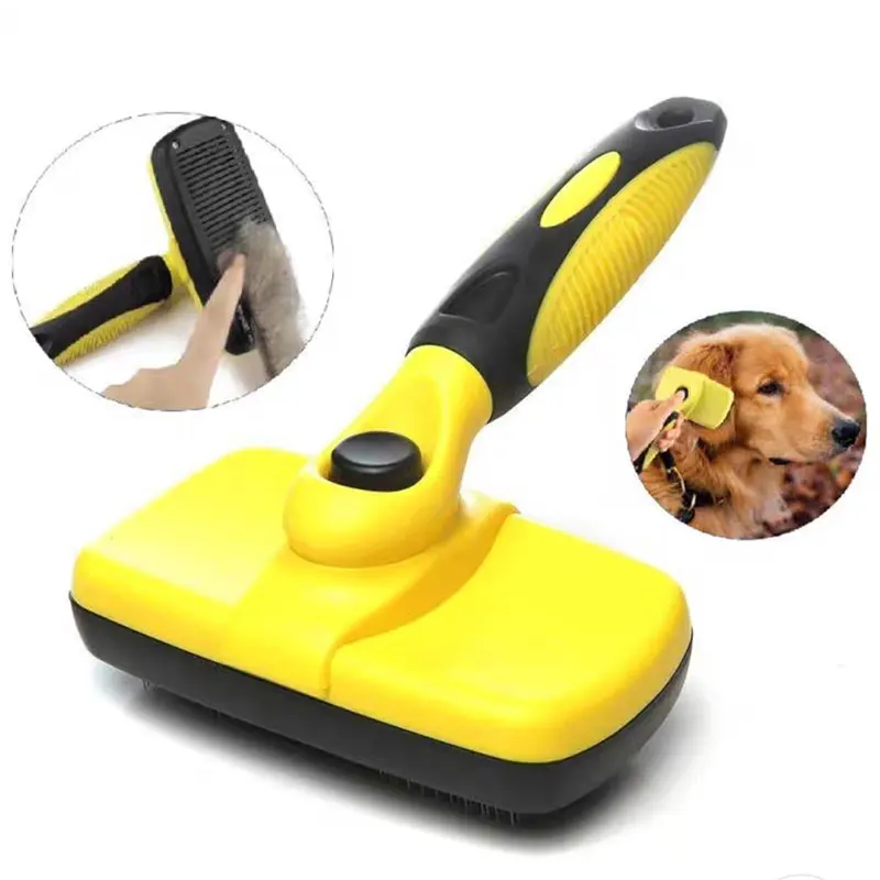 

Расческа для собак и кошек, автоматическая Расческа с нажимом, телескопическая Расческа с иглой