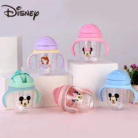 disney baby drinking cup sippy cup family children drink milk drop proof baby water bottle young children learn to drink cup