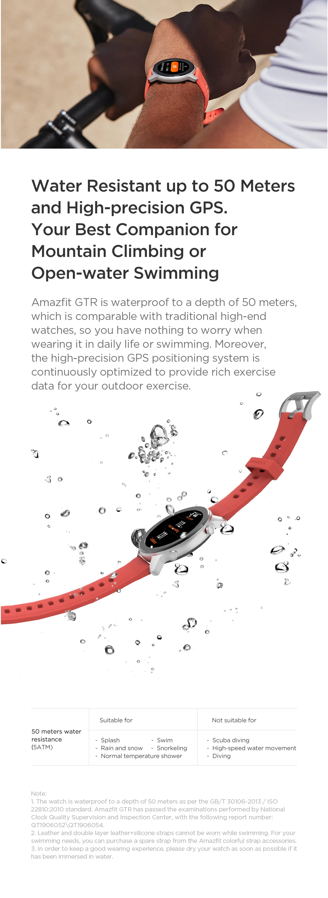 Amazfit GTR 47 мм Смарт-часы 5atm водонепроницаемые умные часы 24 дня батарея Gps управление музыкой кожаный силиконовый ремешок глобальная версия