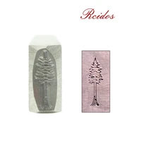 cedar tree design stamp 5x16 5mm diy braceletjewelry symbols steel stamp