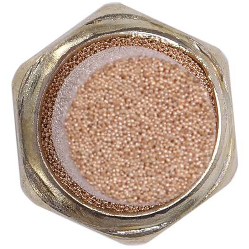 10 Pcs (1/4) Pneumatic Solenoid Valve Installed Muffler Copper Long Head | Обустройство дома