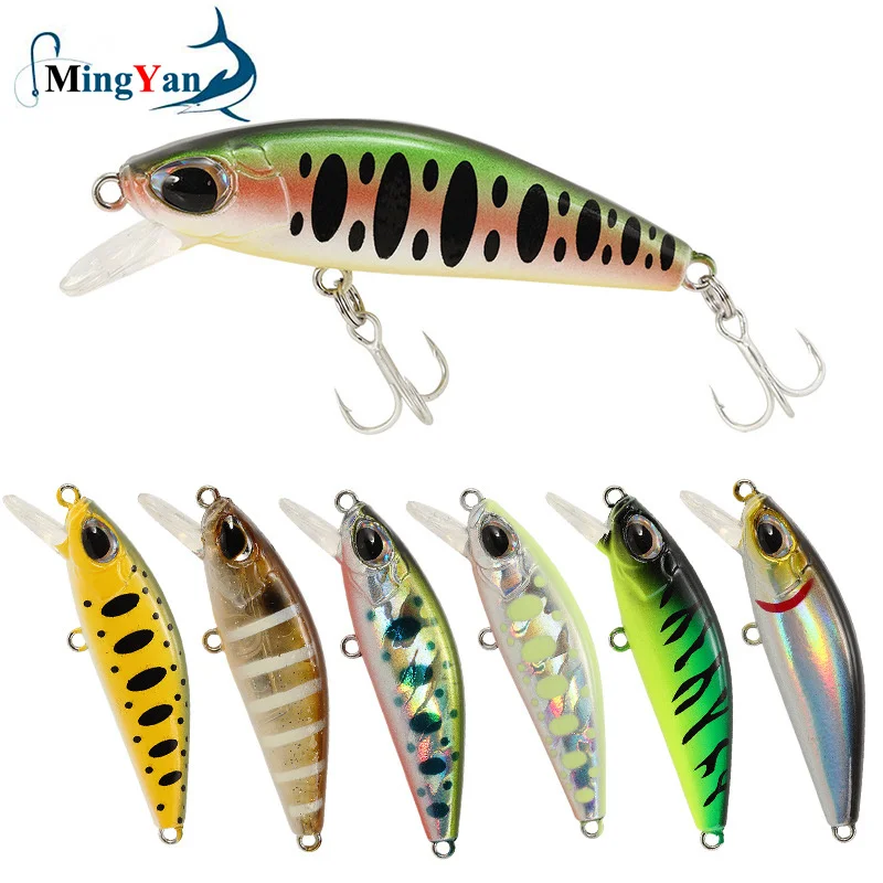 

1 шт., тонущие приманки Minnow, 5,5 см, 6,5 г, Джеркбейт, воблеры и крутящиеся приманки, хардбейт, гольян, японский рыболовные приманки для наружного ...